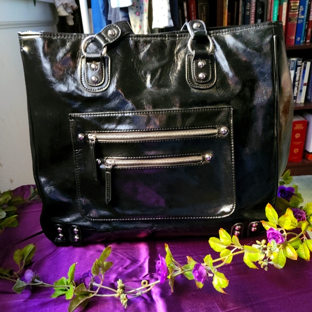 Black large tote
